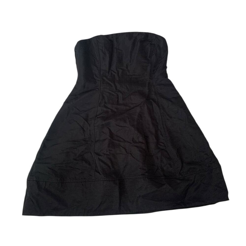 Wilfred size 10 medium LBD cecille Classic Black Strapless Dress - Picture 2 of 13